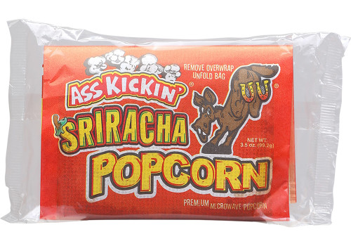 Ass Kickin Hot Sriracha Popcorn, 3.5oz.
