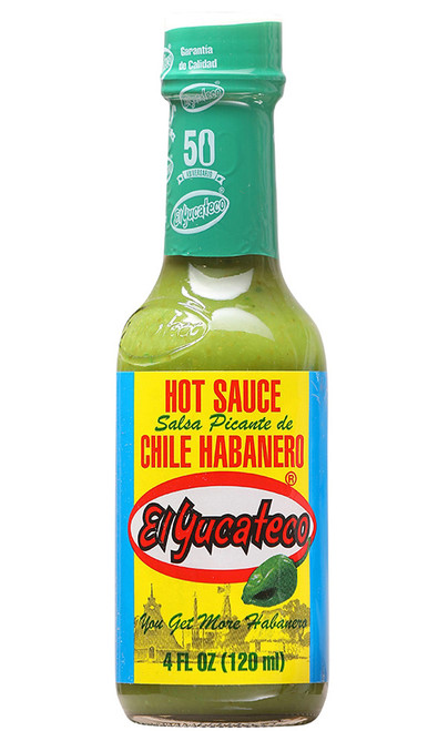 El Yucateco Salsa Picante de Chile Habanero Green, 4oz.