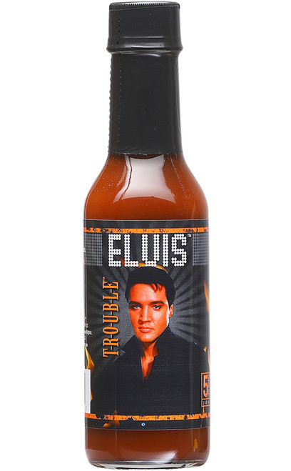 Elvis T-R-O-U-B-L-E Hot Sauce, 5oz.