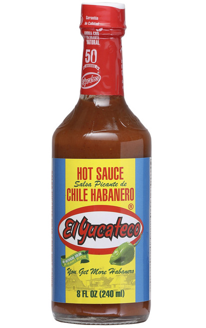 El Yucateco Salsa Picante de Chile Habanero Red, 8oz.