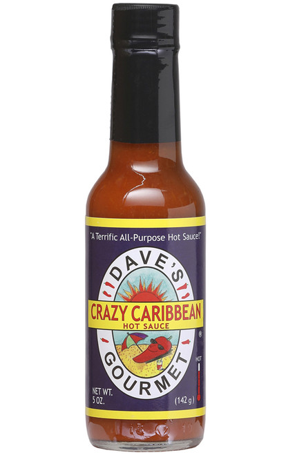 Dave's Gourmet Crazy Caribbean Hot Sauce, 5oz.