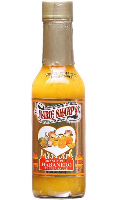 Marie Sharp's Orange Pulp Habanero, 5oz.