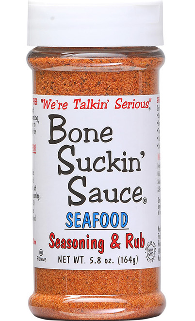 Bone Suckin Seafood Seasoning & Rub, 5.8oz.