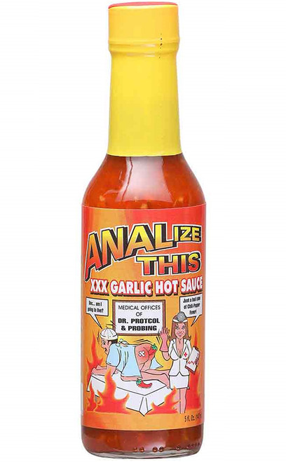 Analize This XXX Garlic Hot Sauce, 5oz.