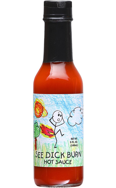 See Dick Burn Hot Sauce, 5oz.