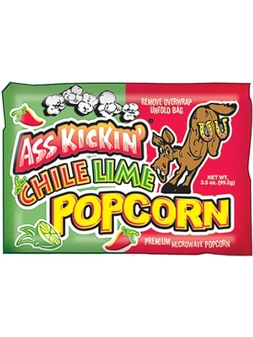 Ass Kickin Chile Lime Popcorn, 3.5oz.