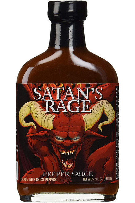 Satan's Rage Pepper Hot Sauce, 5.7oz.