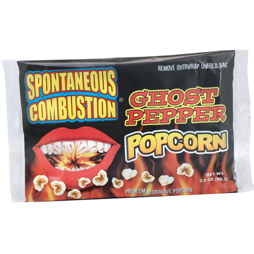 Spontaneous Combustion Ghost Pepper Microwave Popcorn, 3.5oz.