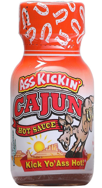 Mini Ass Kickin' Cajun Hot Sauce, .75oz.