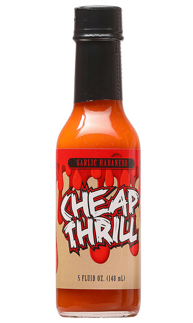 Cheap Thrill Garlic Habanero Hot Sauce, 5oz.