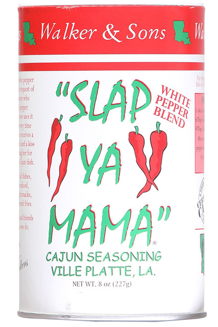 Slap Ya Mama White Pepper Blend Cajun Seasoning, 8oz.