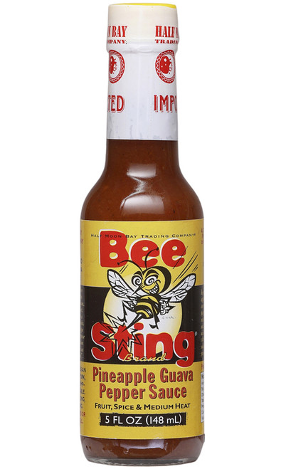 Bee Sting Pineapple Guava Pepper Sauce, 5oz.