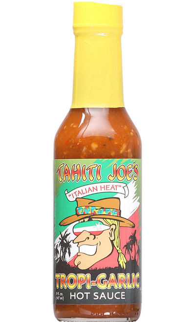 Tahiti Joe's Tropi Garlic Hot Sauce, Italian Heat, 5oz.