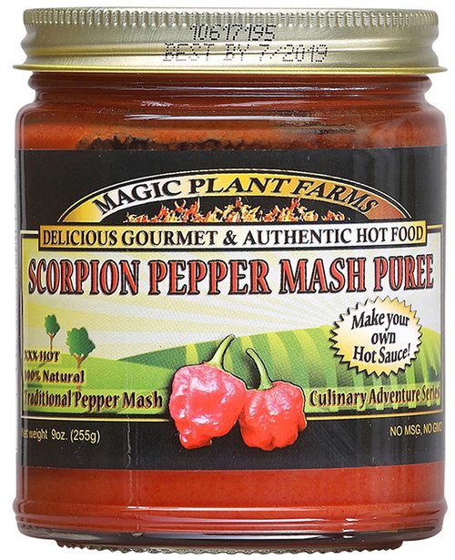 Magic Plant Farms Scorpion Pepper Mash Puree, 9oz.