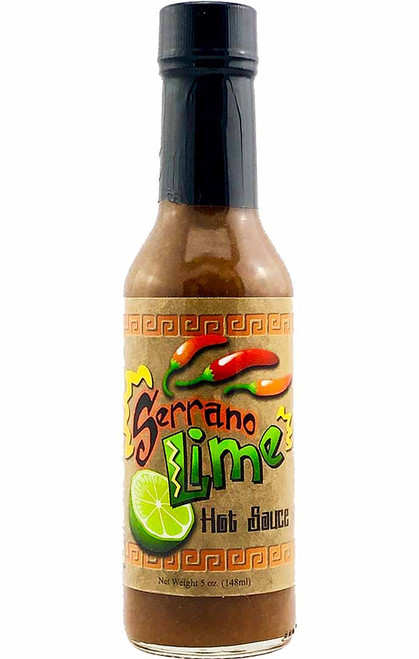 Serrano Lime Hot Sauce, 5oz.