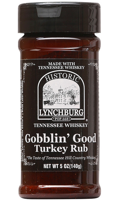 Historic Lynchburg Tennessee Whiskey Gobblin' Good Turkey Rub, 5oz