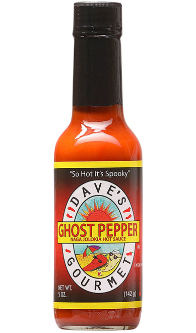 Dave's  Ghost Pepper Naga Jolokia Hot Sauce, 5oz.