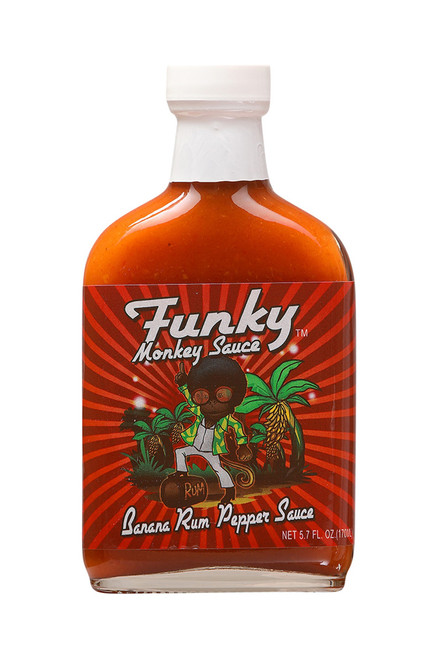 Funky Monkey Banana Rum Pepper Sauce, 5.7oz.