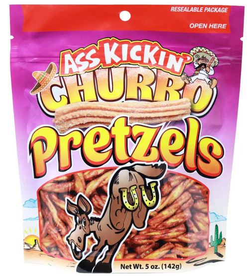Ass Kickin Churro Pretzels, 5oz.
