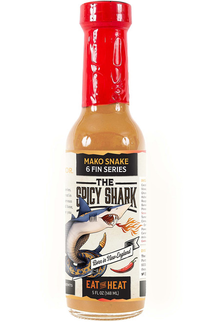 Spicy Shark Mako Snake Hot Sauce, 5oz.