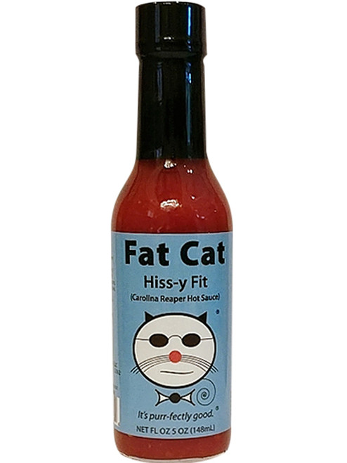 Fat Cat Hiss-y Fit Carolina Reaper Hot Sauce, 5oz.