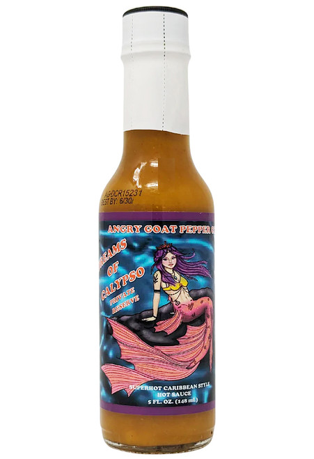 Angry Goat Pepper Co. Dreams of Calypso Private Reserve Hot Sauce, 5oz.