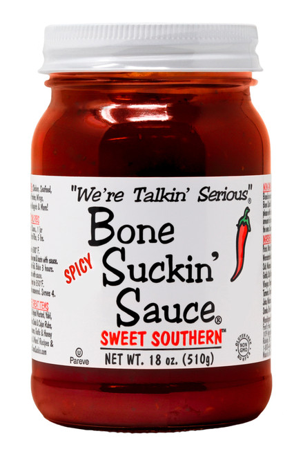 Bone Suckin Spicy Southern Barbecue Sauce, 18oz.