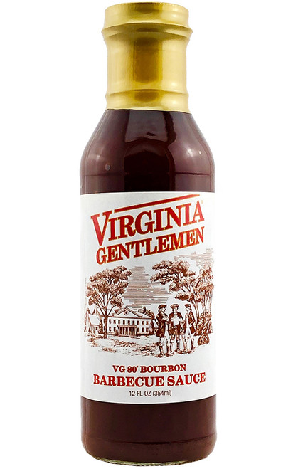 Virginia Gentleman VG80 Bourbon Barbecue Sauce, 12oz.