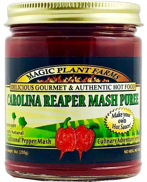 Magic Plant Farms Carolina Reaper Mash Puree, 9oz.