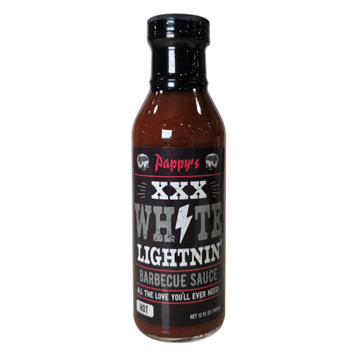 Pappy's XXX White Lightnin' BBQ Sauce, 12oz.