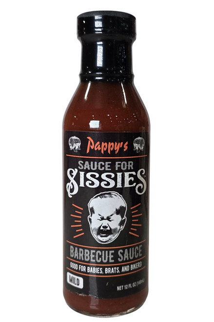 Pappy's Sauce for Sissies BBQ Sauce, 12oz.