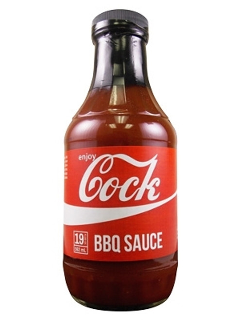 Enjoy Cock Barbecue Sauce, 19oz.