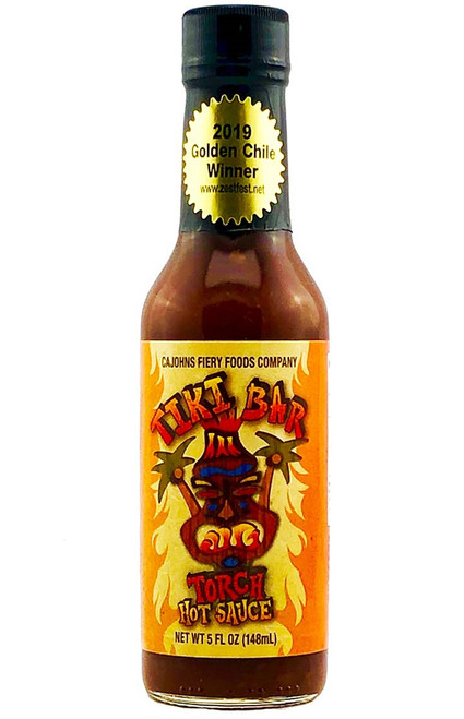 CaJohn's Tiki Bar Torch Hot Sauce, 5oz.