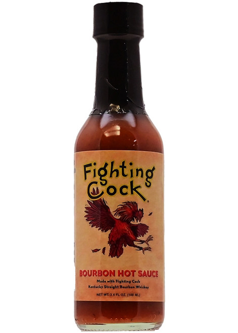 Fighting Cock Kentucky Bourbon Hot Sauce, 3.4oz.