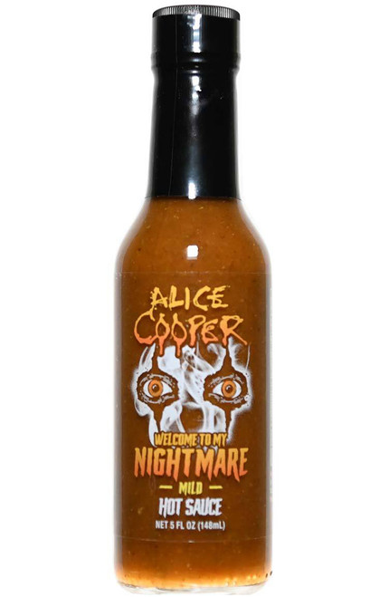 Alice Cooper Welcome To My Nightmare Mild Hot Sauce, 5oz.