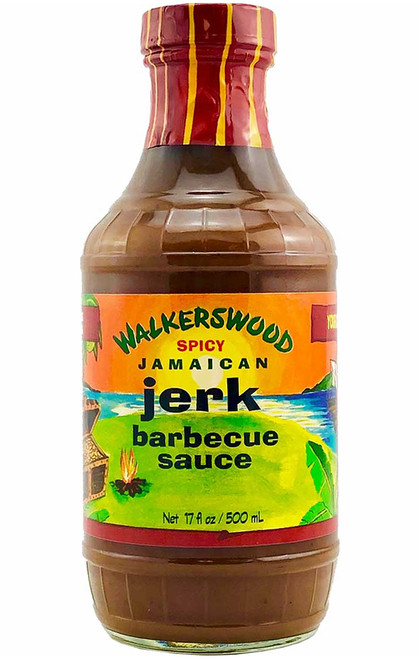 WalkersWood Spicy Jamaican Jerk Barbecue Sauce, 17oz.