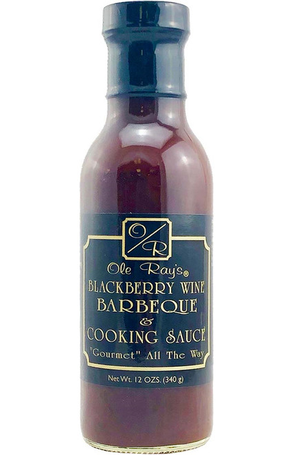 Ole Ray's Blackberry Wine BBQ and Cooking Sauce, 13.5oz.