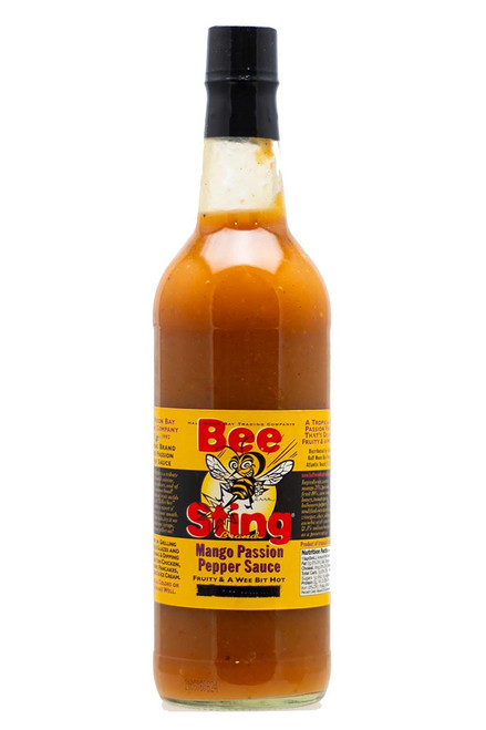 Bee Sting Mango Passion Hot Sauce, 25.7oz.