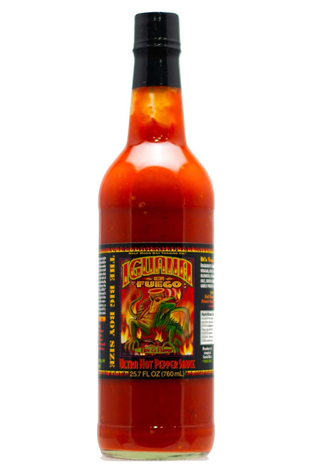 Iguana En Fuego Ultra Hot Pepper Sauce, 25.7oz.