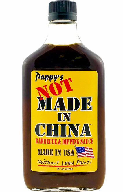 Pappy's Not made In China BBQ and Dipping Sauce, 12oz.