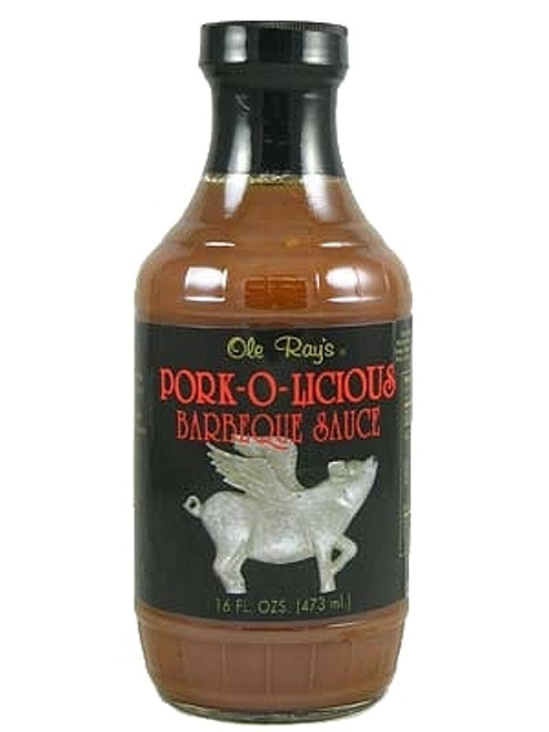 Ole Ray's Pork-A-Licious Barbecue BBQ Sauce, 16oz.