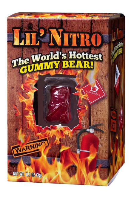 Lil' Nitro: The World's Hottest Gummy Bear, 3 Grams.