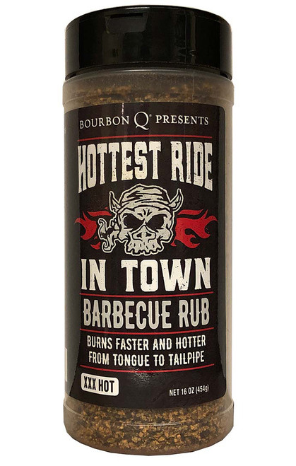 Bourbon Q Hottest Ride In Town Barbecue Rub, 16oz