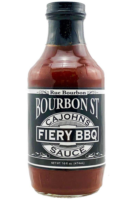 CaJohn's Bourbon Street Fiery BBQ Sauce, 16oz.