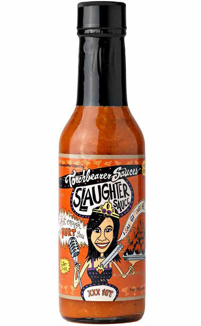 Torchbearer Slaughter XXX Hot Sauce, 5oz.