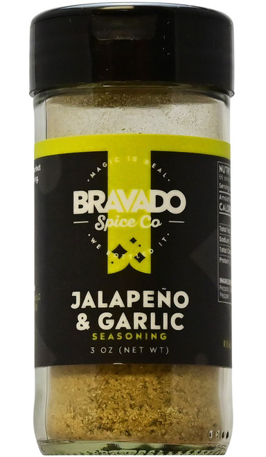 Bravado Spice Co. Jalapeno & Garlic Seasoning, 3oz.