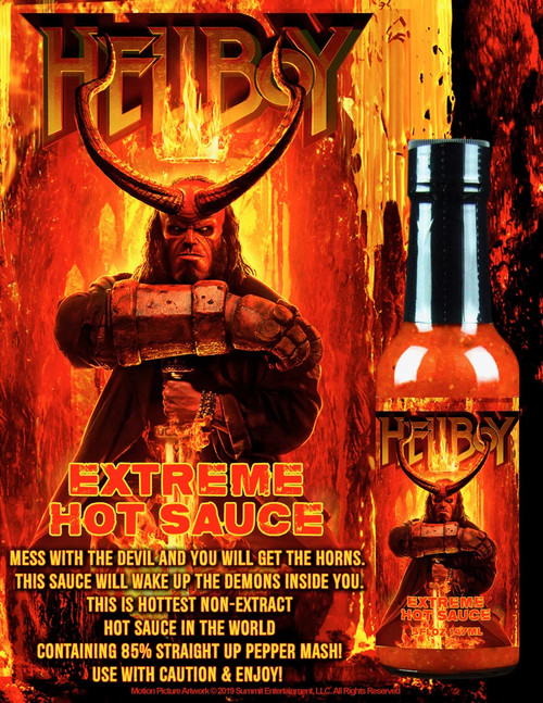 Hellfire Hellboy Extreme Hot Sauce, 5oz.