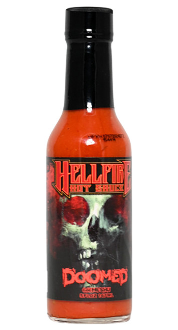 Hellfire Hot Shock Doomed Hot Sauce, 5oz.