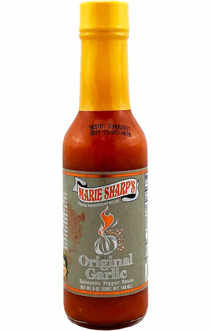 Marie Sharp's Original Garlic Habanero Pepper Sauce, 5oz.