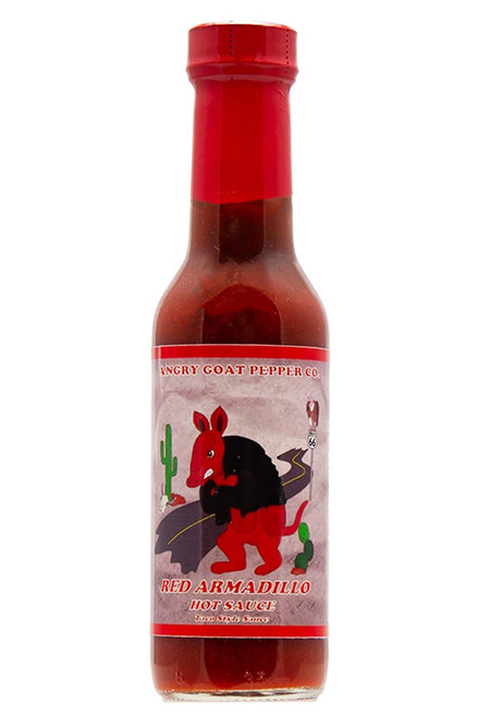 Angry Goat Pepper Co. Red Armadillo Hot Sauce, 5oz.